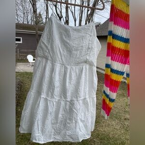 White Eyelet Sundress Woman’s Plus 3X